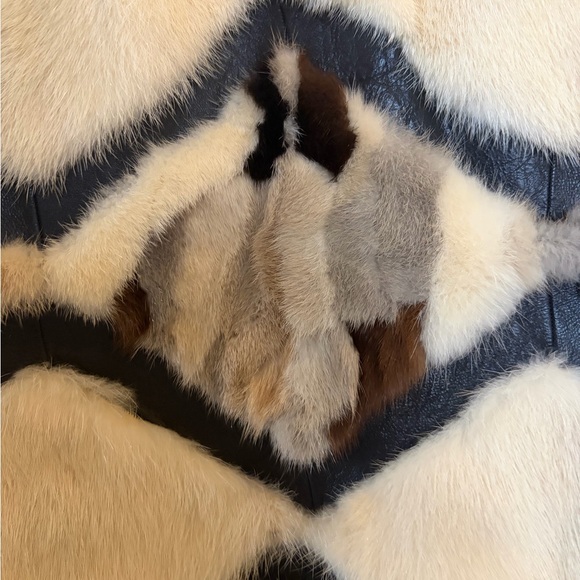 Luxurious Fur Patchwork Coat - Picture 11 of 11